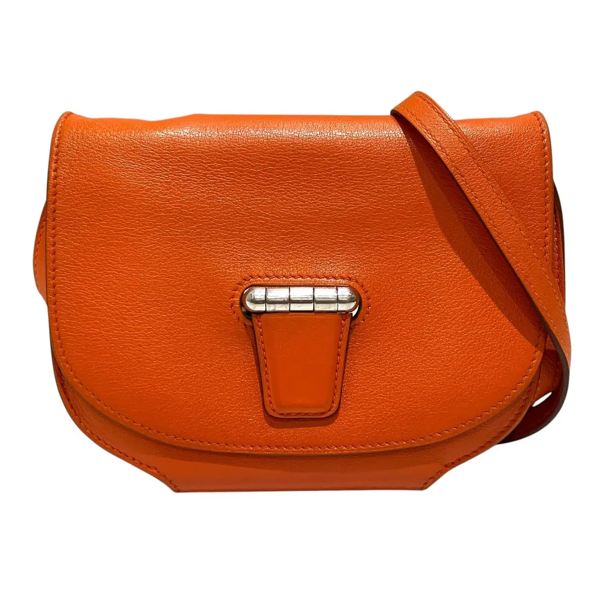 Pre-owned HERMÈS Calfskin Shoulder Bags Hermes Mini Convoyeur Evercolor Shoulder Bag