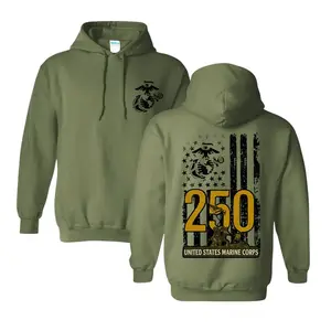 USMC 250th Anniversary Hoodie – United States Marine Corps Birthday 1775–2025 hoodie, USMC 250th Birthday Hoodie, Honor the Marines, United States Marine Corps Commemorative Hoodie, Made I Usa