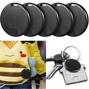 5 Packs Portable GPS Tracking Mobile Key Finder Locator Tracker Device for Kids Dog Pet Cat Wallet Keychain Luggage