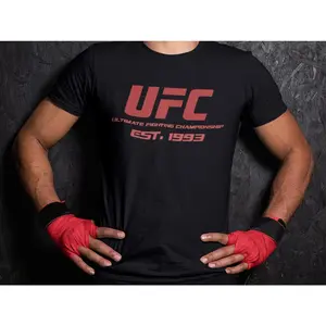 Ufc Logo Tee Shirt Unisex Multiple Colours Gift For Mma Ufc Fan