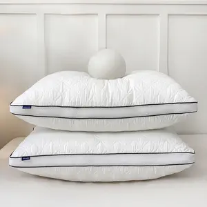 1/2 Piece Fluffy Comfortable Soft Pillow Core, Three-Dimensional Support Non-Collapse Pillow, Fits Head Curve, Suitable For Living Room Nap, Bedroom Deep Sleep, Hotel Travel And Outdoor Camping  Ergonomic pillows for sleeping
