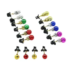 Christmas Beard Decoration Strong Atmosphere Plastic Xmas Gifts Costume Facial Hair Baubles Clips Bells Clip Ornament 10G Does not apply