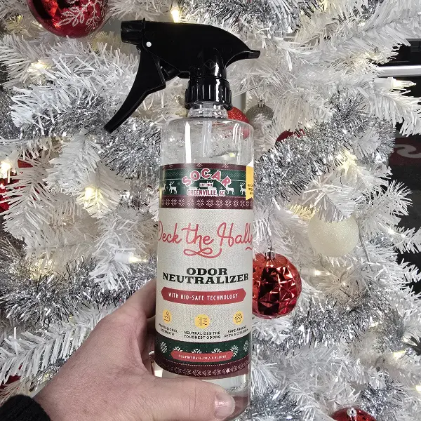 Socar Household Odor Neutralizer - Bio-Safe Technology Holiday Edition, Powerful Cleaner, Odor Removal Antiseptic, Household Cleaning Products for Home Inside Cleaning Supplies