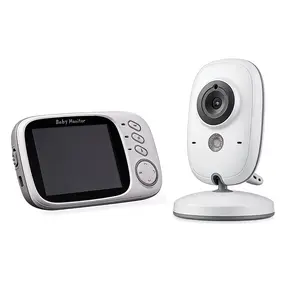 Home security camera, high-definition pixel camera, 3.2-inch portable monitor with high-definition night vision, two-way audio intercom system, essential for newborn baby monitoring, pet monitoring, and elderly care.