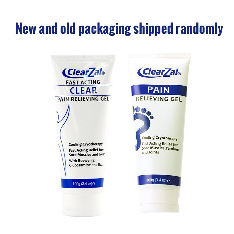 Clearzal Soothing Cooling Gel 100g, Relieving Body Gel, Cooling with Menthol and Frankincense, Helps Relieve Muscle Tension , Relax your waist, legs, knees, shoulders and neck to relieve fatigue, Sports Soothing Cooling Gel Body Care Lotions Repair gel