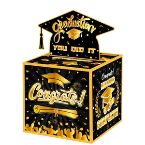 Multicolor DIY Graduation Surprise Money Box, Themed Gift Box, Graduation Gift, Party Atmosphere Decor, Graduation Theme Party Favor for Friends and Family