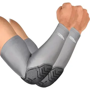 Elbow Pad Mens & Boys Compression Arm Sleeve 1 Pair (Youth, Adult)