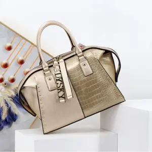 H156-The new fashion crocodile print handbag is elegant and large capacity crossbody bag