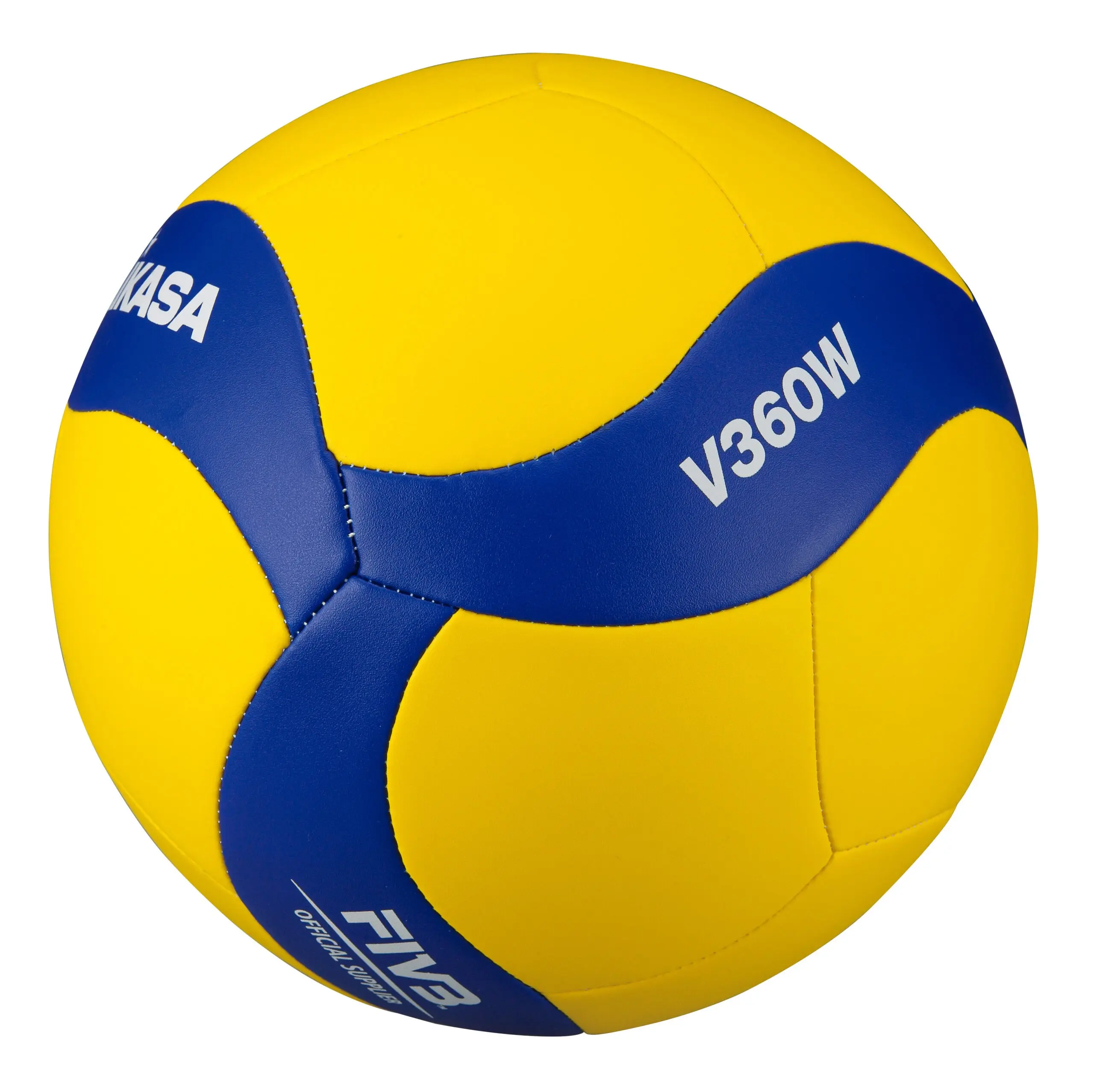 Mikasa V200W Official FIVB Indoor Volleyball Balls, Unisex 18-Panels Microfiber Sports Ball with Double-Dimples Surface for Balanced Grip & Cushioned Control, Youth Indoor Play, Contrasting Color Scheme for Enhanced Visibility & Improved Movement