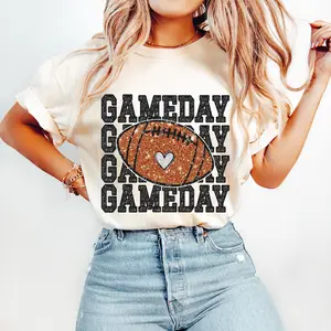 Game Day Football TShirt, Football Mama, Football Mom T-Shirt, Sports T-Shirt, Football Season