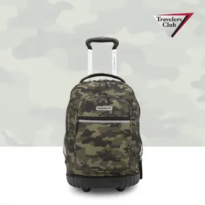 [Travelers Club] 20" Rolling Backpack with Laptop Compartment