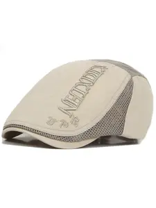 Newsboy Hats for Men Flat Cap Casual Adjustable Breathable Mesh Caps Irish Cabbie Ivy Driving Hunting Hat
