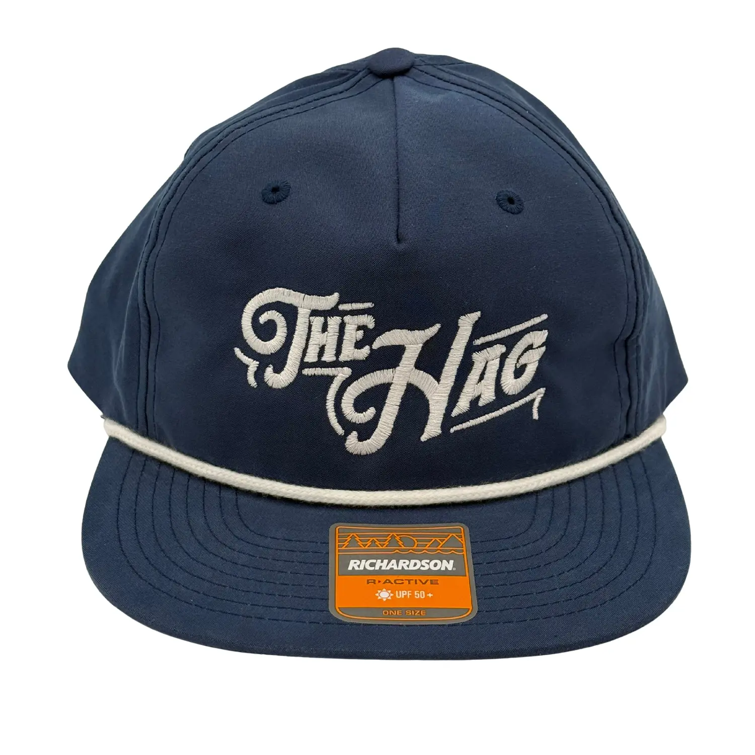 The Hag Embroidered Flat Bill Hat - TikTok Shop