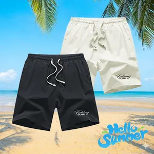Men's 2-Pack Hawaiian Style Summer Shorts, Lightweight Quick Dry Beach Board Shorts with Drawstring, Loose Fit Casual Vacation Cargo Shorts for Swimming, Surfing and Tropical Travel, Menswear