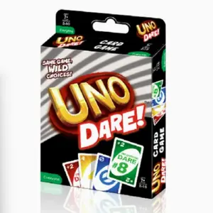 Uno Dare Paper Card Game Box, Stress Relief Entertainment Poker Cards, Casual Intelligence Board Game, Fun Family Party Activity