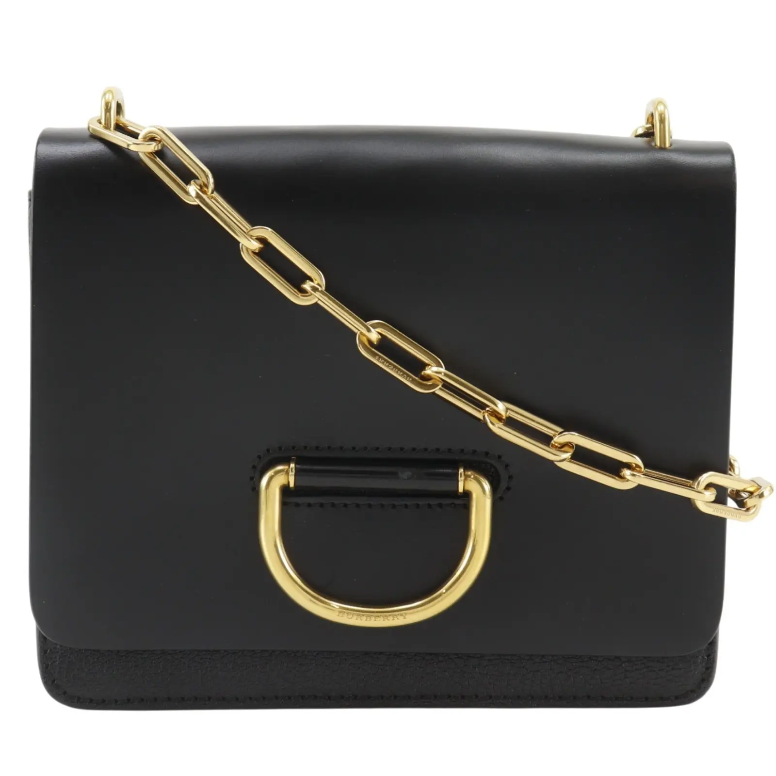 Pre-owned BURBERRY Calfskin Shoulder Bags D Ring Calf Shoulder Bag