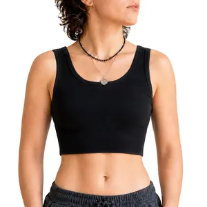 CuteStreet FTM Chest Binder for Transgender Elevated Bandage Binder Pullover Binder Bra for Tomboy Tank Top