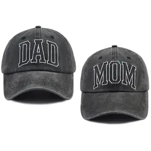 Couples Matching Outfits for Men Women, Mom and Dad Hats, Funny Parents Baseball Cap, Christmas Thanksgiving Birthday Gifts for Dad Mom Wife Husband