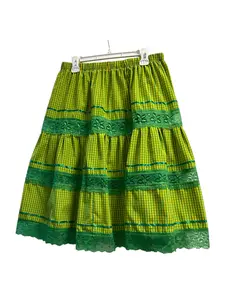 Gingham skirt Green/ Yellow (Orula)