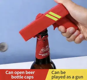 Internet celebrity corkscrew: creative beer bottle cap launcher, personalized multifunctional wine opener, bottle opener, fun bottle opening gadget.
