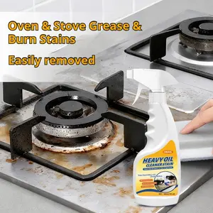 300ML Kitchen Grease Cleaner Oil Stain Remover, Vent Hood Cleaning Spray, Greasy Cleaning Spray, Effective Oil Removal, Durable & Efficient