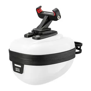 ROCKBROS 0.4L Hard Shell Bike Tailbag Lightweight Convenient Portable Saddle Bag