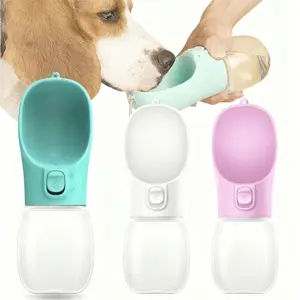 Portable Leak-Proof Dog Water Bottle for Small and Large Dogs, Outdoor Walking Drinking Bowl, Chihuahua French Bulldog Accessories