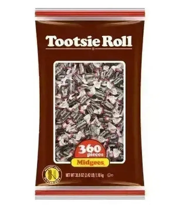 Tootsie Roll Midgees Candy: 360-Piece Bag Tootsie Roll Midgees Candy: 360-Piece Bag