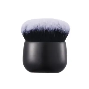 Oval Ultra-Soft Compact Kabuki Brush-Perfect for Face&Body Powder Application with Dense Bristles