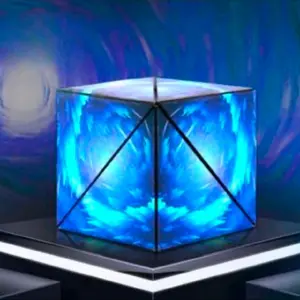 3D SHIFTING BLUE CUBE-FUN FOR ALL
