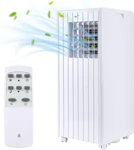 8000 BTU Portable Window Air Conditioner, Cools Up to 350 Sq. Ft., 3 Cooling Modes, Dehumidifier, Fan, Energy Efficient for Bedroom, Office, Living Room,White Multi Function Airconditioner