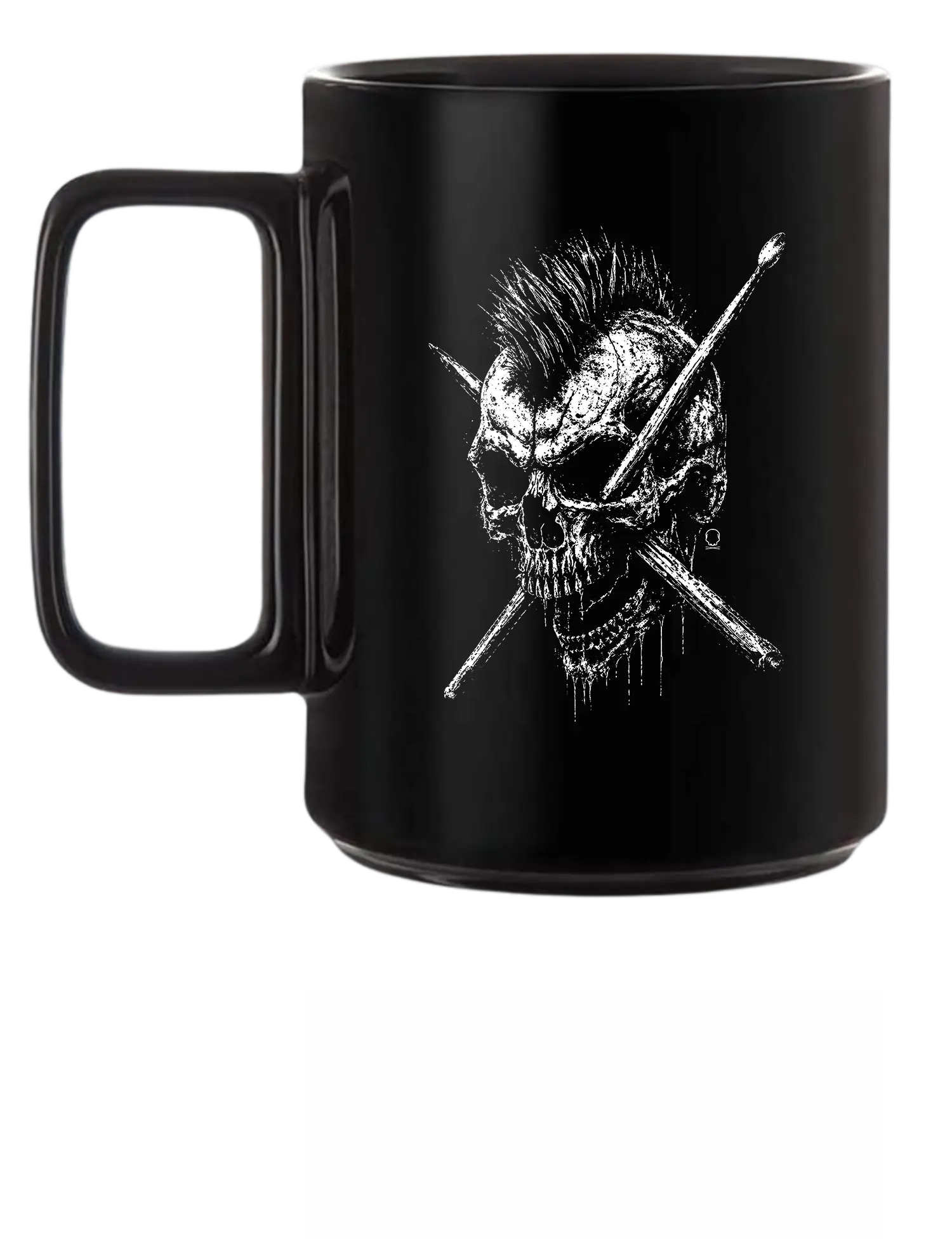 DRUMMER SKULL COFFEE MUG