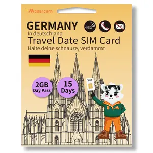 Germany SIM Card-High Speed 4/5G LTE for Fast Browsing,7-30 Days Plan,1-20GB Prepaid Data Daily, 3 in 1 SIM Card for German Business Travelers