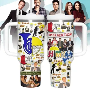 How I Met Your Mother Movie Tumbler 40oz, Movie Flask Tumbler, TV Series Travel Cup