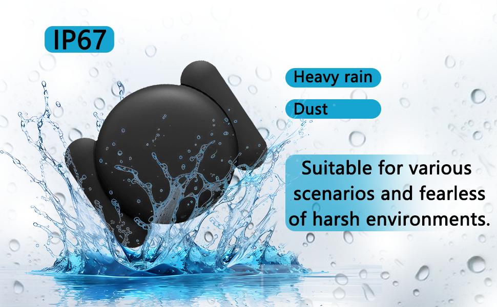 Smart Finder Compatible with Apple Find My ( iOS Only ), Bluetooth Tracker Device with Magnetic Accessory & Keychain Container, Car Tracker