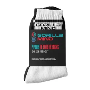 Gorilla Mind Athletic Crew Socks