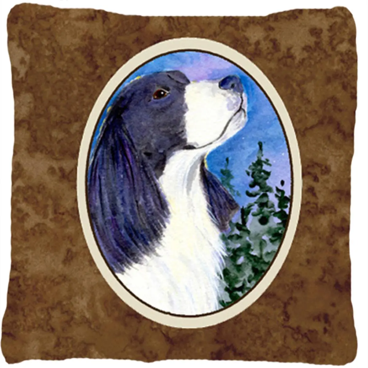 English Springer Spaniel Decorative Fabric Pillow