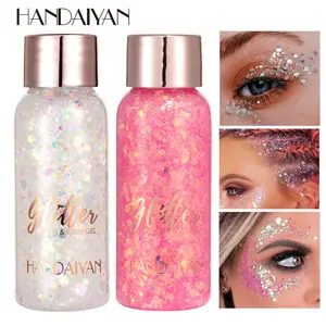 Pearl Jelly Glitter Eyeshadow Face Body Lotion Gel Stage Nightclub Makeup, Shimmering Eye Shadow, Long-Lasting Moisturizing Formula