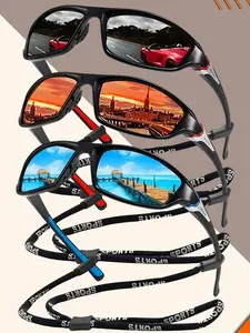 High-Quality Men's Fashion Glasses Set, Trendy Sports Sunglasses for Gift, Hiking, Trekking, Casual Wear, All Seasons, Sports Eyewear