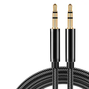 AUX braided audio cable car 3.5mm male to male audio cable mobile phone stereo headset audio cable