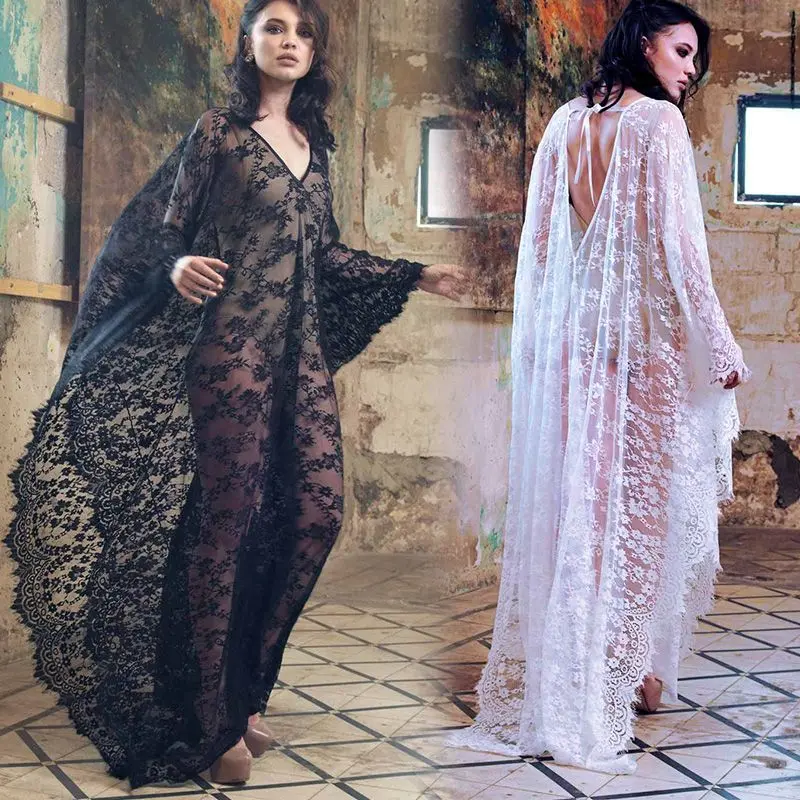 New Lace Lightweight Halloween Cosplay Cape, Long Tail Mesh Style Costume Shawl, Beach for Performances, Horror Party Costume Prop, Carnival Dress-Up Garment, Clothes