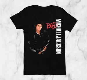 Michael Jackson BAD Woman Tshirt Men Tshirt Racerback , King of Pop Tee, Unisex Hip Hop Streetwear Tee, Gift For Fan 4VK