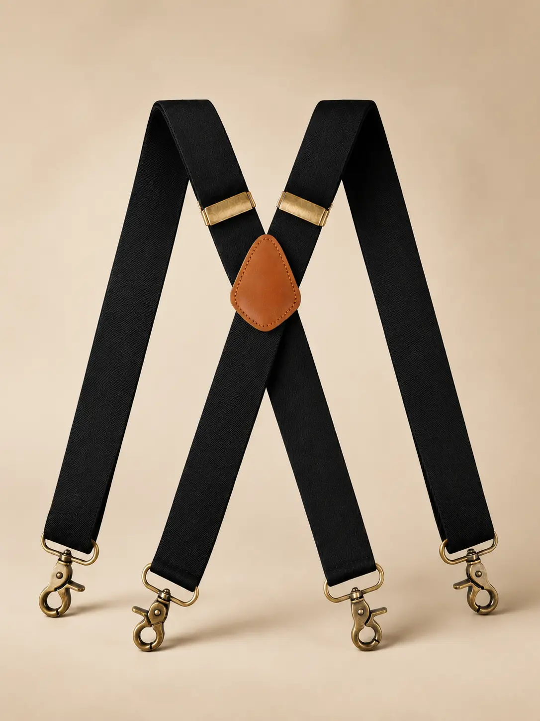 Men and Women Heavy Duty X Back Suspenders 1.4 Inch Adjustable Elastic Suspenders for Work Pants and Jeans