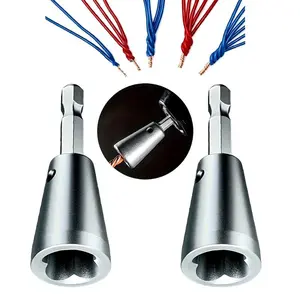 Professional Wire Twisting Tool for Drilling Machines - Nickel Chromium Steel, Suitable for Most Wires, No Damage to Wire Core