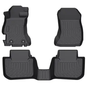 KELCSEECS Subaru Impreza 2012-2016, WRX & WRX STi 2015-2021, Crosstrek & Crosstrek XV 2013-2017 Floor Mats & Cargo Liners All-Weather TPE Front & Rear Row & Trunk Mats  Accessories Non-Slip Custom Fit Waterproof Easy Clean Eco-Friendly Safe 3D Scans