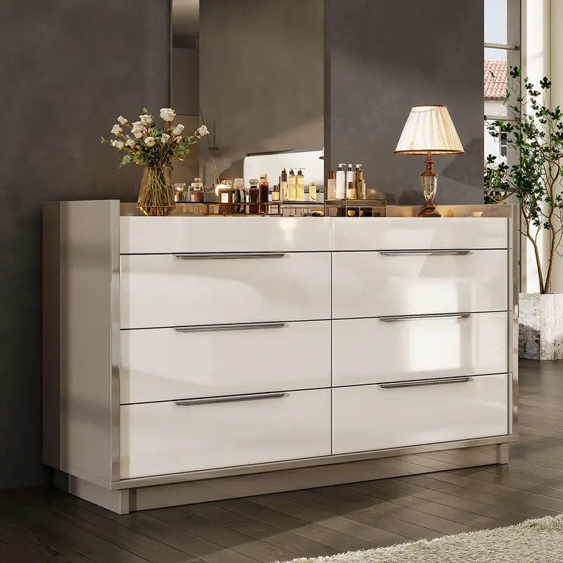 gold bedroom dresser - TikTok Shop