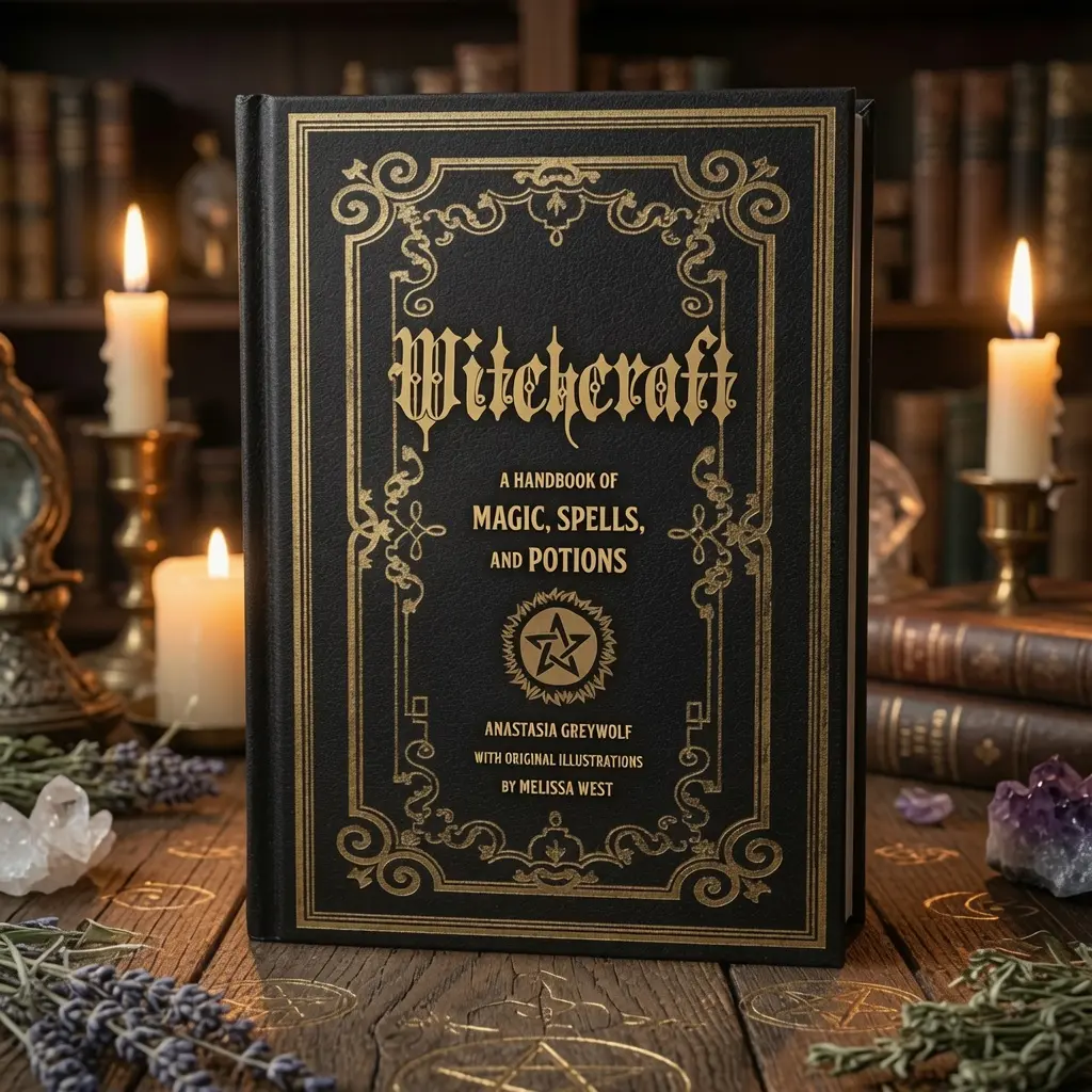 Witchcraft Spell Book | Magic Spells, Potions, Rituals & Beginner Witch Guide | Illustrated Mystical Handbook