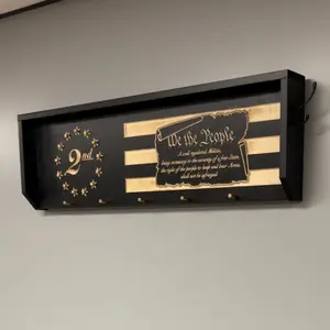 2nd Amendment Bullet Gear Rack - Coat Rack
