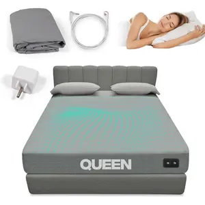 Grounding   - 95%  Cotton, 5% Pure  Fiber - Fitted Well Deep Pocket Grounded Bed Sheet - Improve Sleep with Our Grounded Bed Sheet Kit - (, Gray) - Fathers