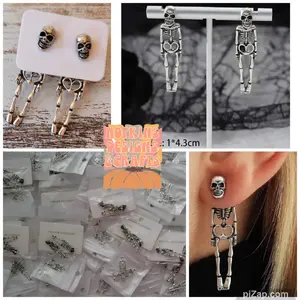 Skeleton Earrings